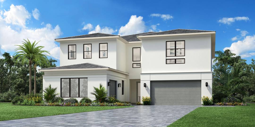 Delray Beach Prestigious Delray Ridge Home is Built to Order The Nautilus Contemporary architectural features create an airy, open atmosphere.