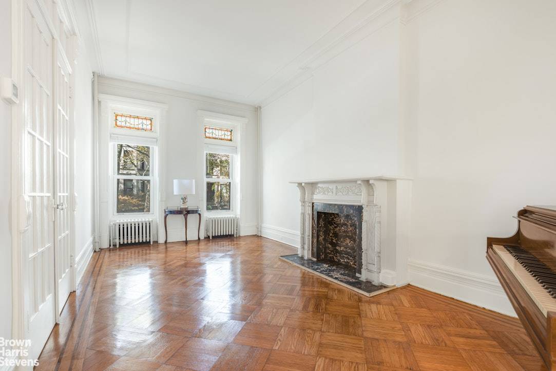 Discover this exquisitely proportioned brownstone nestled in the heart of Prospect Heights, lovingly maintained by the same family since the 1950s.