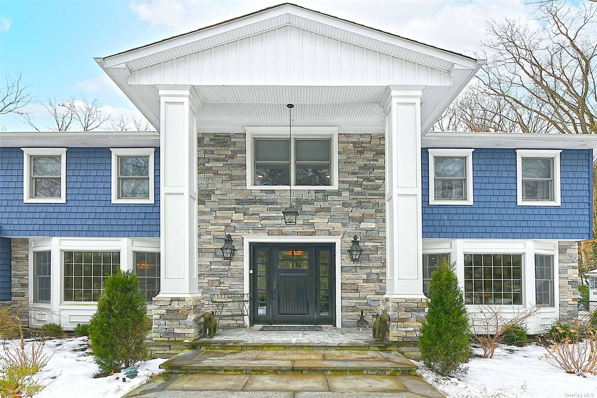 This elegant, beautifully appointed center hall colonial sits on a private parklike acre located at the base of a cul de sac in the original sought after Imperial Gardens within ...