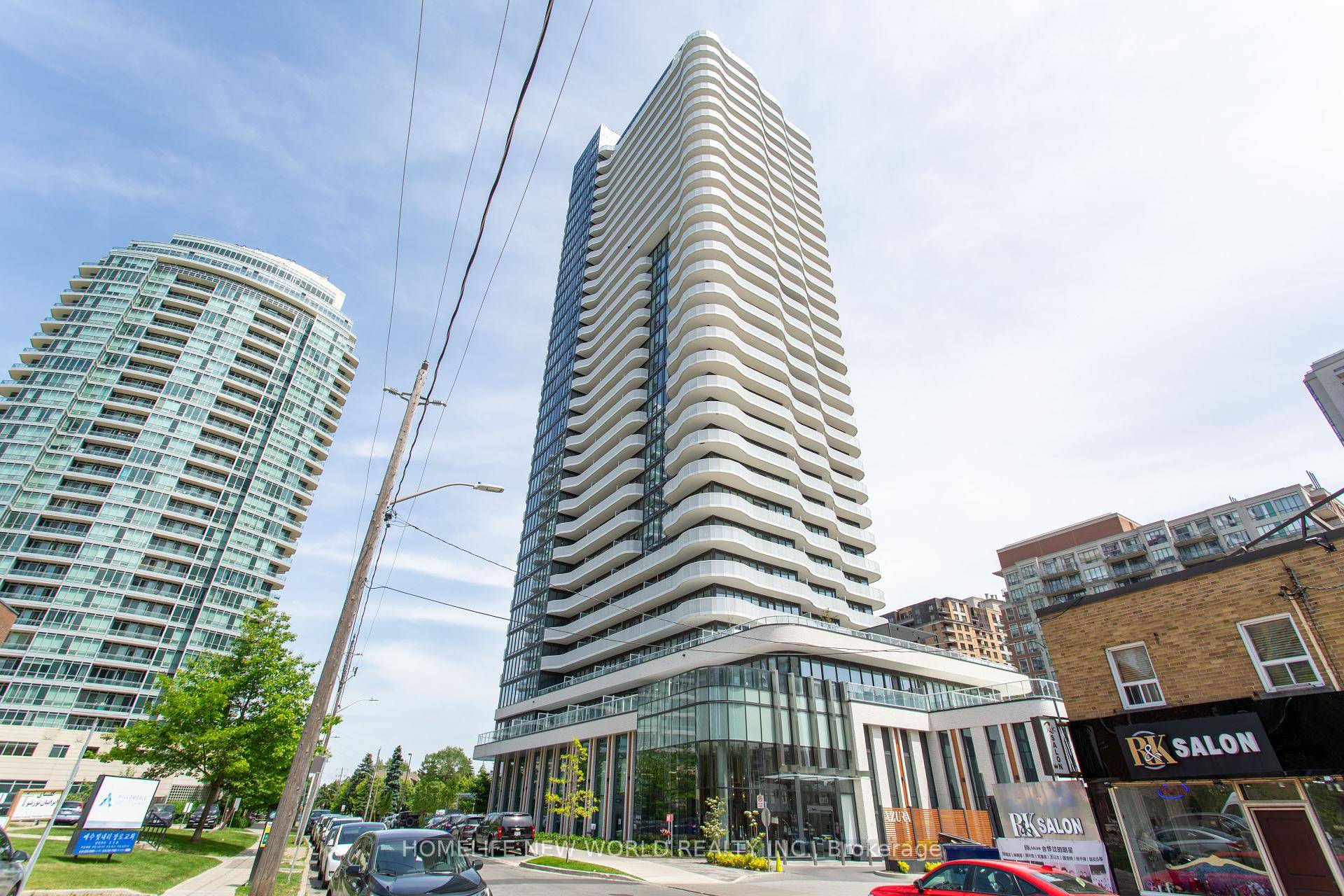 Fantastic Yonge amp ; Finch Location, Only Steps From Finch Subway, The 2 bedroom unit with an open concept design and features floor to ceiling windows.