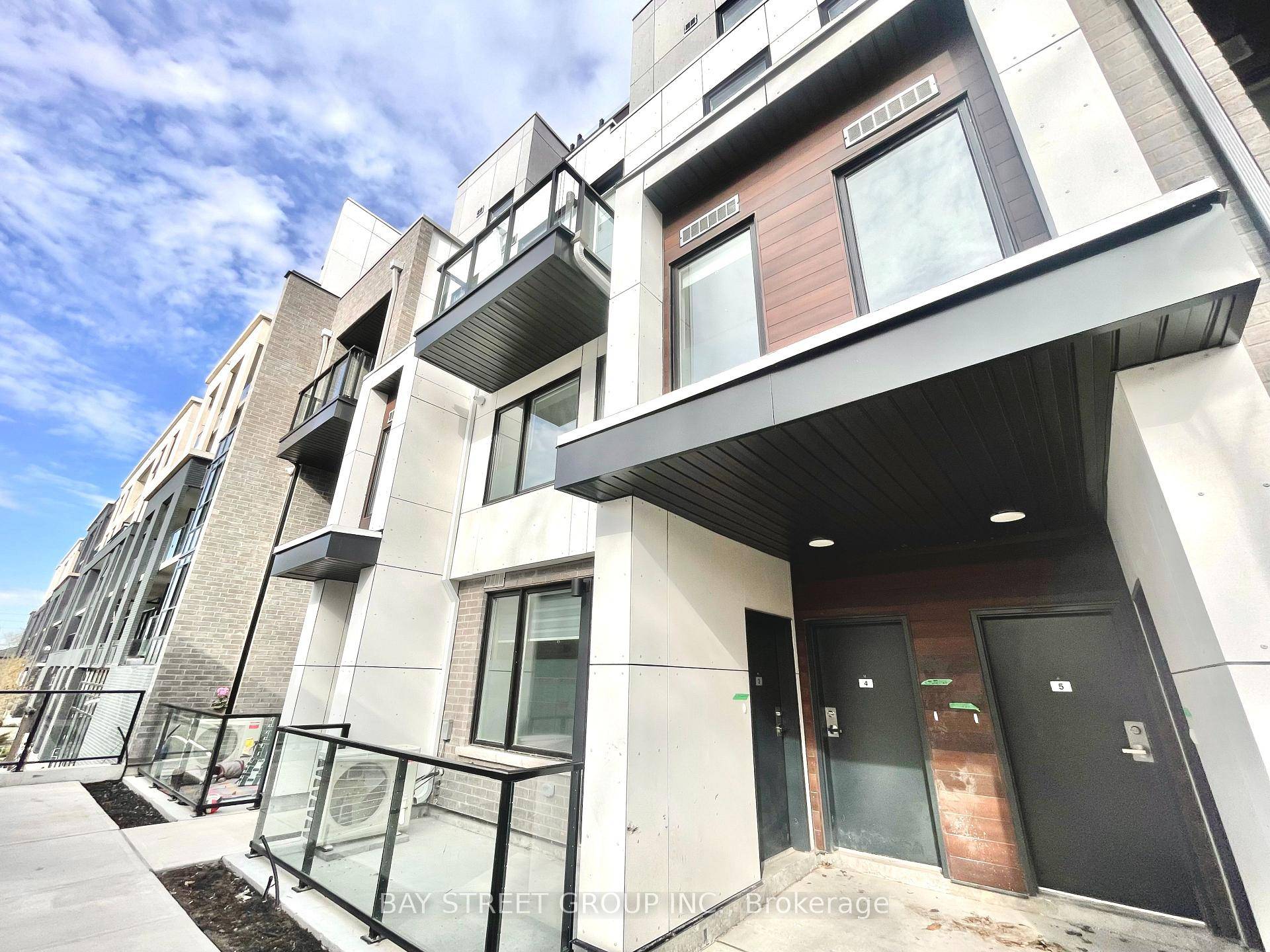 Brand New East York 2 storey Above Ground Stacked Townhouse For Lease.