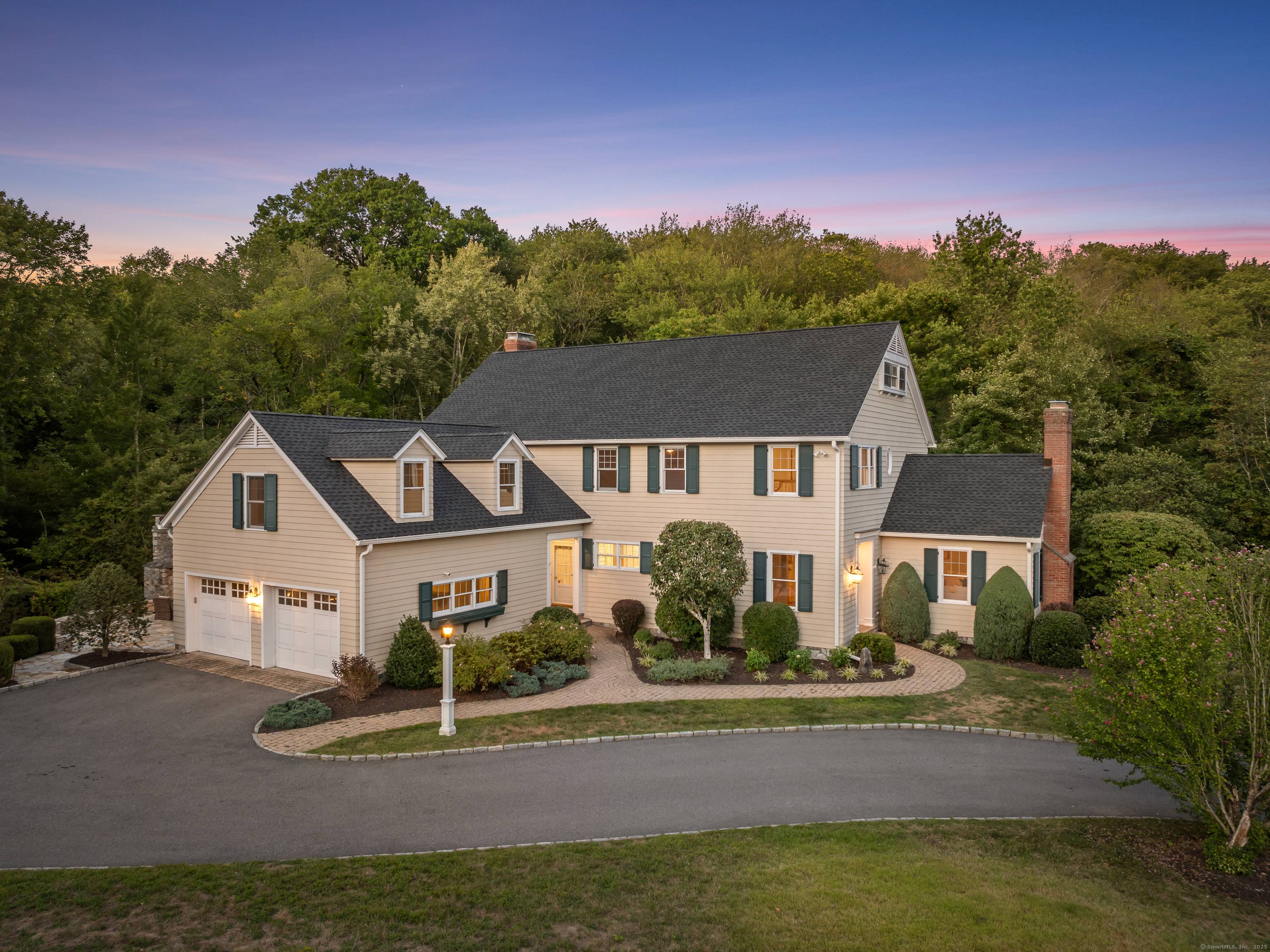 Discover this beautiful 1996 Colonial, located in a quiet South Wilton cul de sac on over 2 private acres.