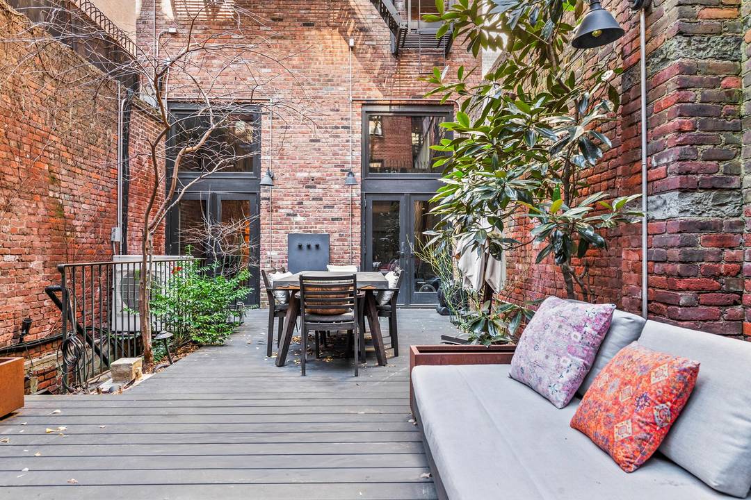 PRIVATE GARDEN. Enter your own fully renovated and restored oasis, complete with super quiet private garden, and leave the bustling Chelsea West Village Meat Packing neighborhood behind.