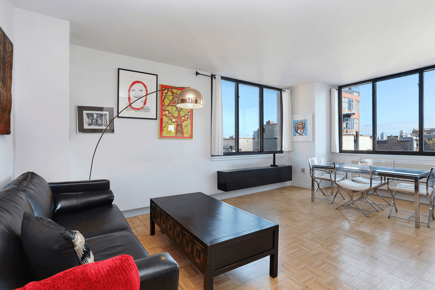 Nestled at the vibrant intersection of Nolita, the Lower East Side, SoHo, and the East Village, apartment 7B at 199 Bowery is a tranquil and light filled retreat.