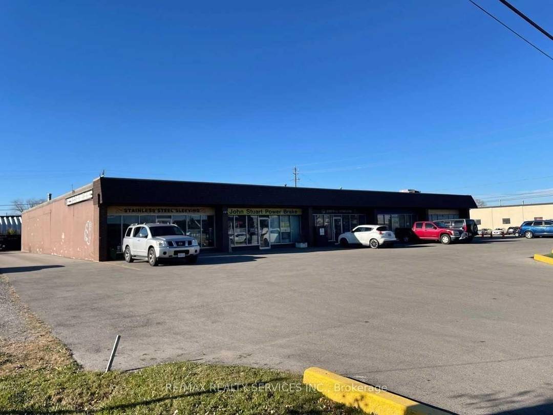 Freestanding 12, 500 sq ft industrial building on a high exposure corner in Stoney Creek.