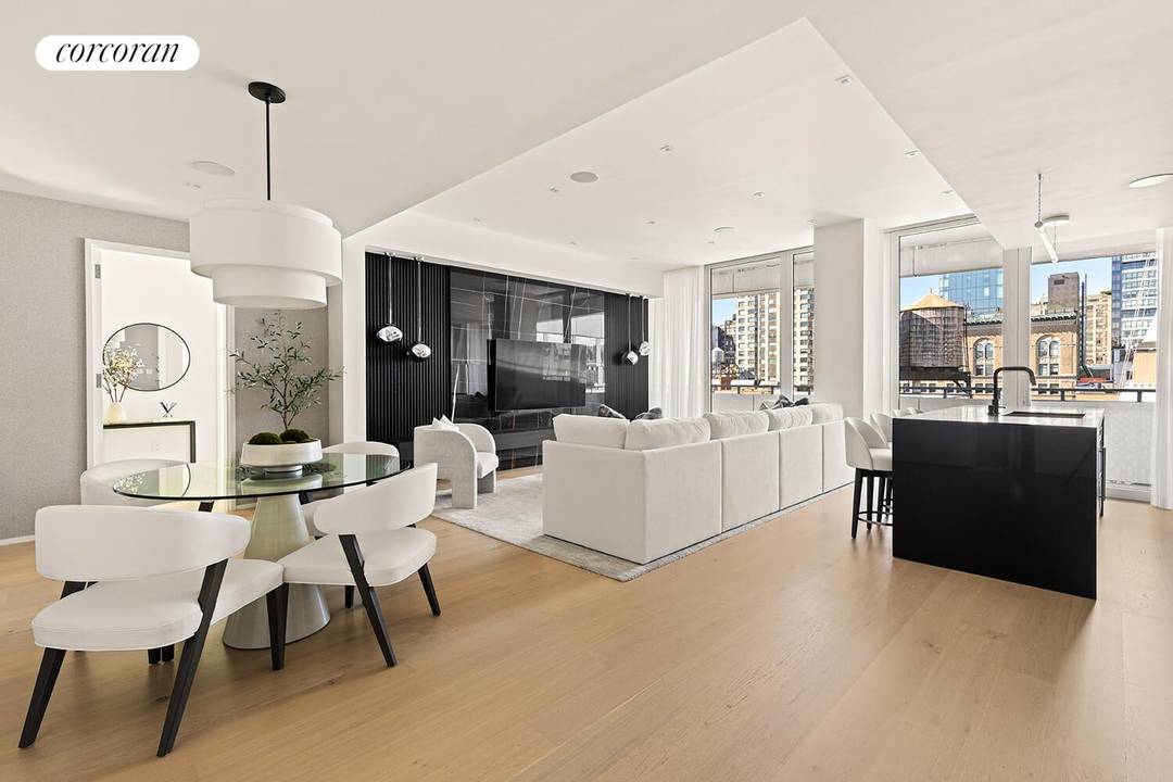 Sun Splashed Sophistication in Gramercy Park A rare opportunity to own a condominium in a neighborhood defined by its historic co ops, this luminous high floor corner residence, N1505, at ...