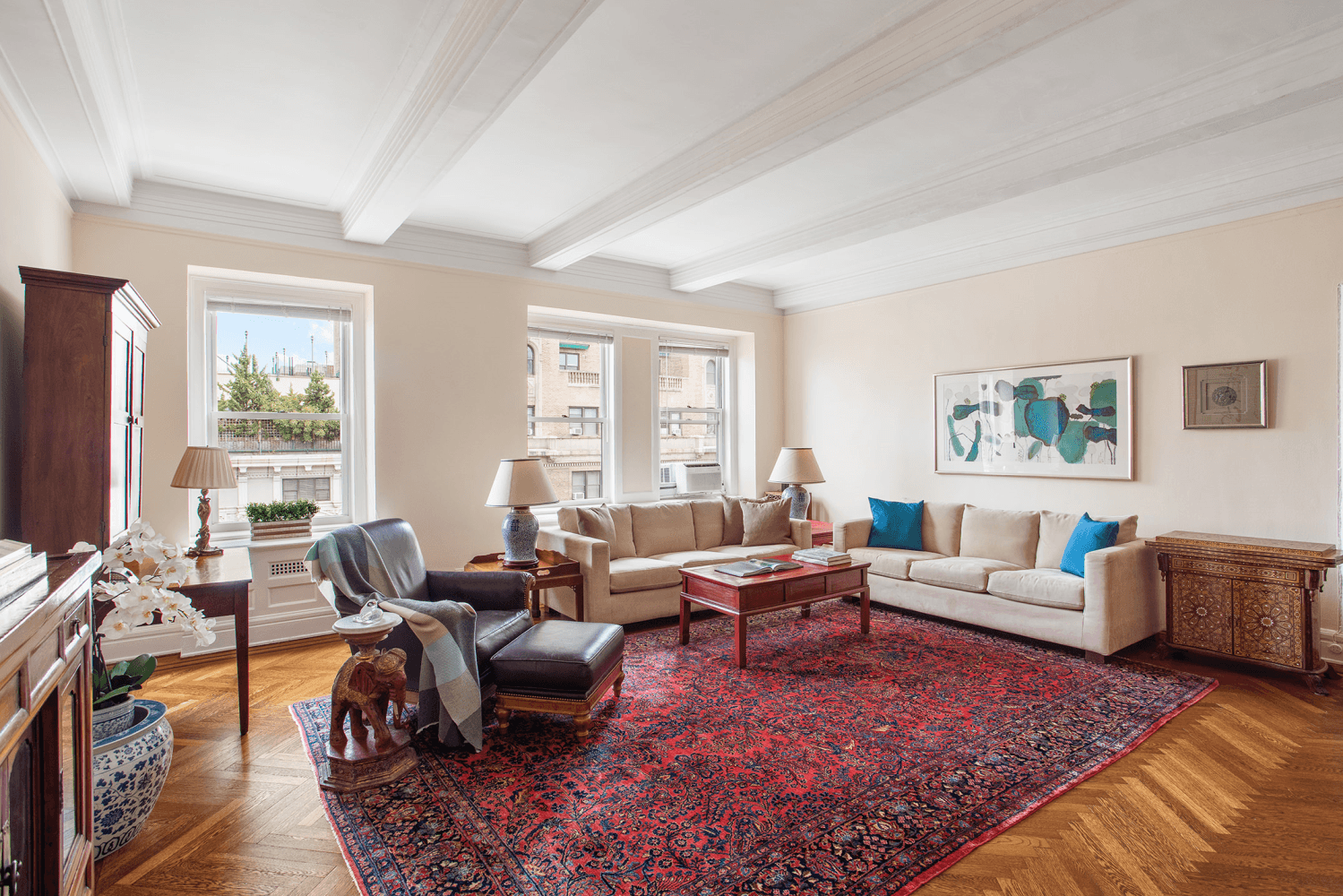 Step into this stunning, sunlit residence featuring three king size bedrooms, two renovated baths, and a spacious living room offering picturesque views of Riverside Park and the Hudson River.