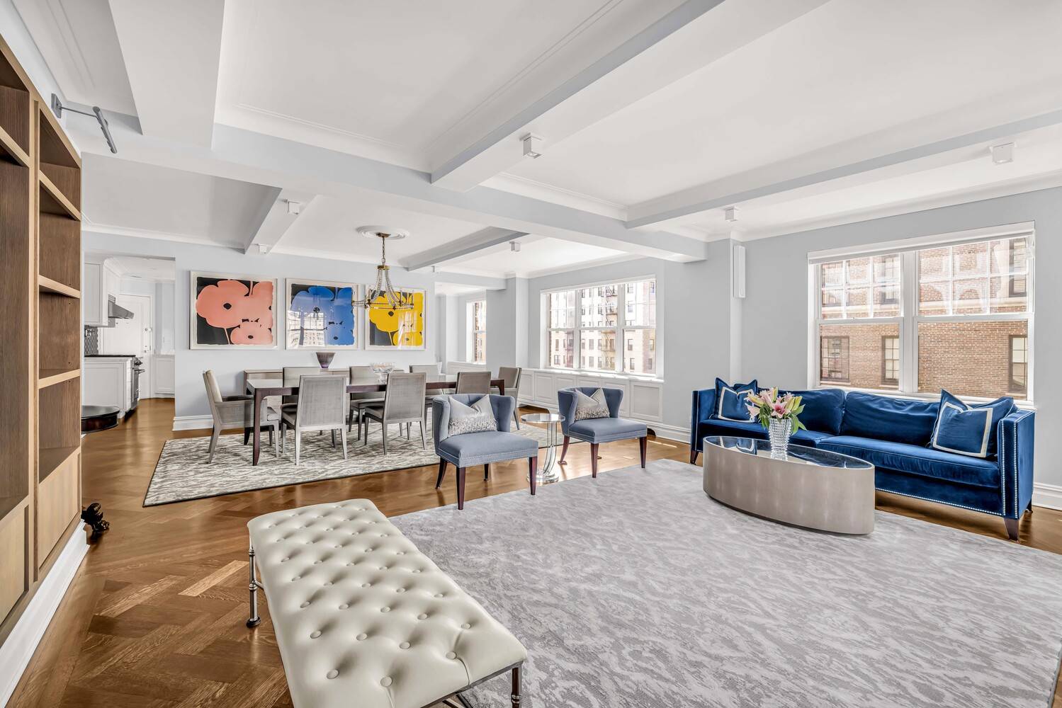 Enter this extraordinary three bedroom corner residence on the 13th floor and immediately feel you've arrived at a truly special home.