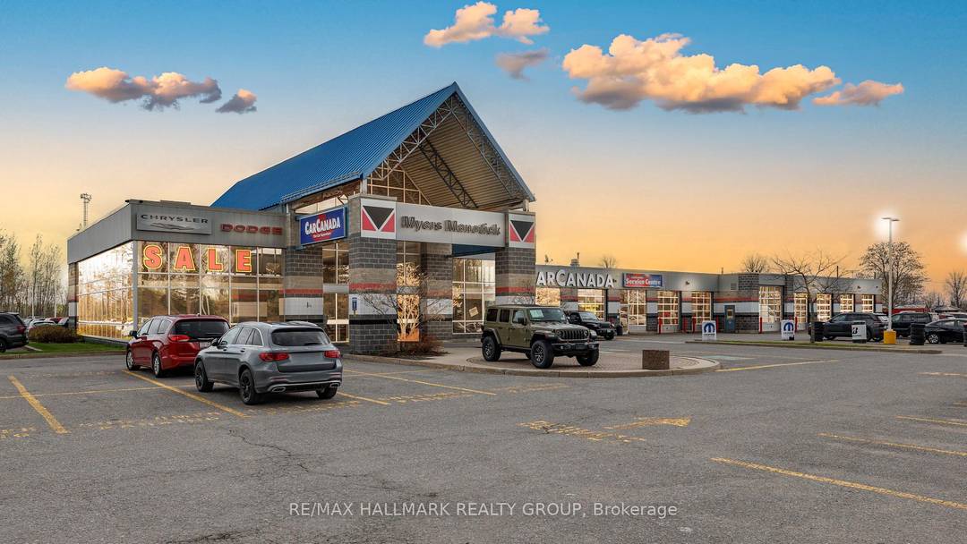 Located on High Visibility Prince of Wales Drive Ottawa.