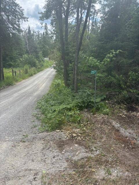 A great 10 acre lot on a year round, gravel municipal road.