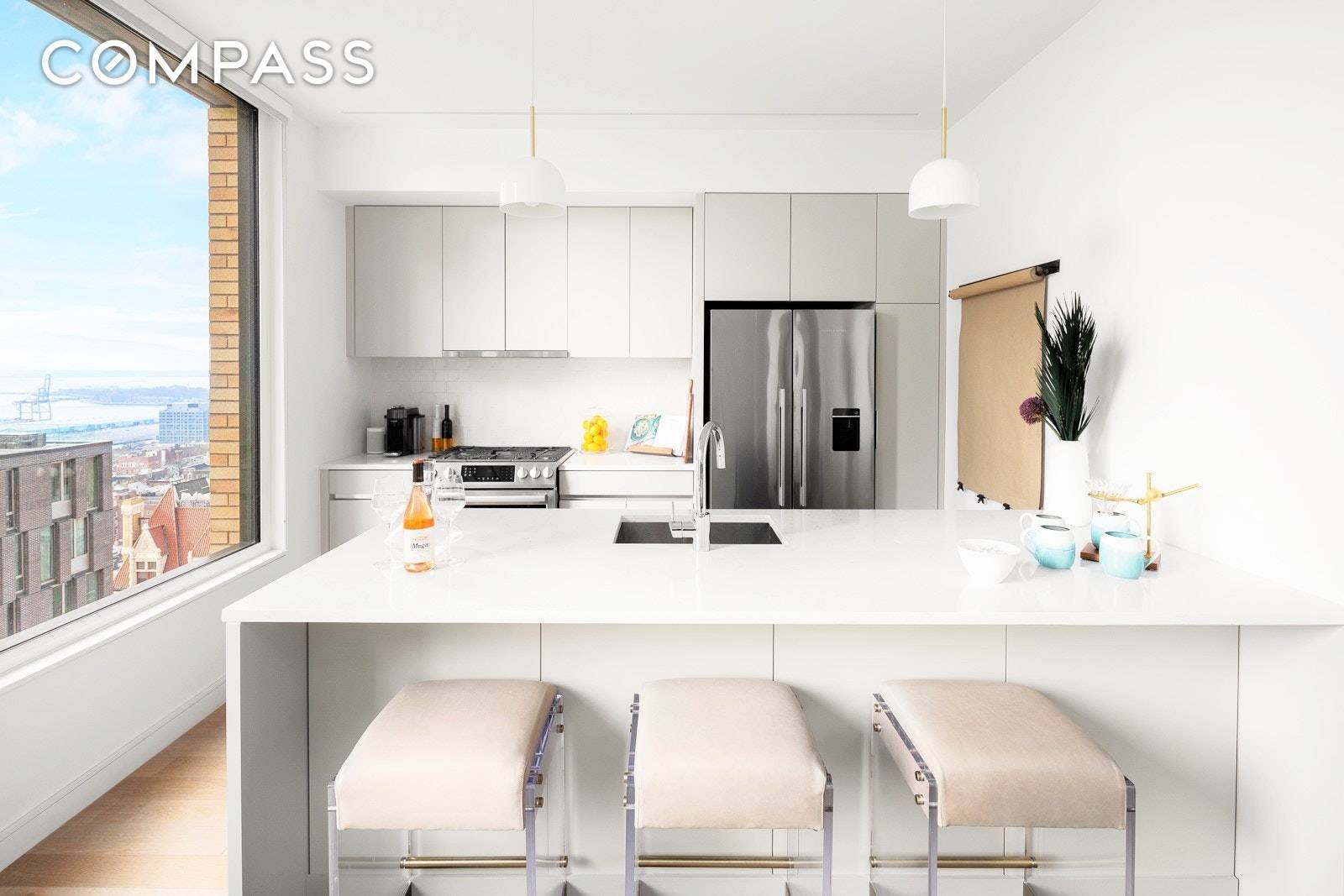 Full Floor luxury at The Pierrepont in beautiful Brooklyn Heights.