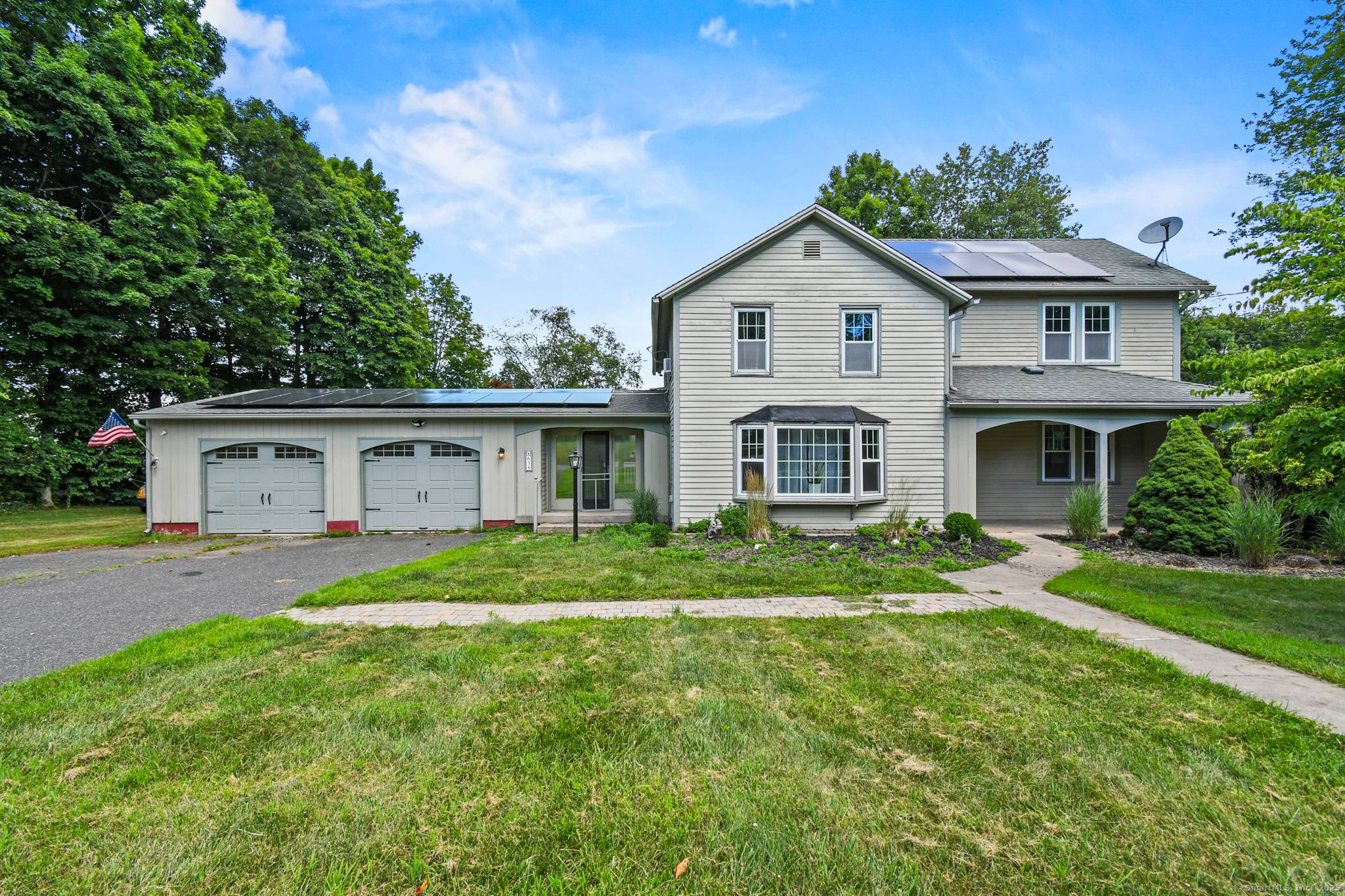 Charming and updated, 635 Pine St in Bristol, CT is a spacious 3 bedroom, 2 bath colonial, set on a generous 0.
