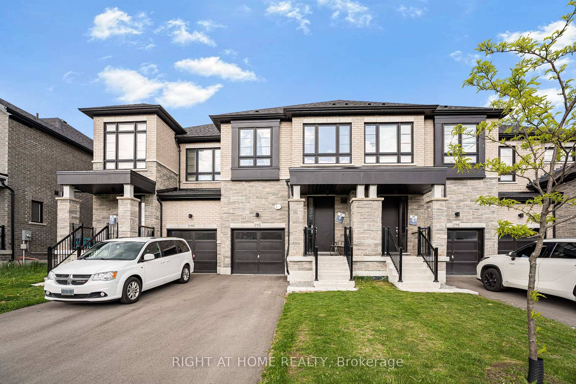 Traditional 2 Storey Freehold Townhouse No Maintenance Fees on a full depth 110 ft deep private lot in the popular Queens Common Community by Vogue Homes.