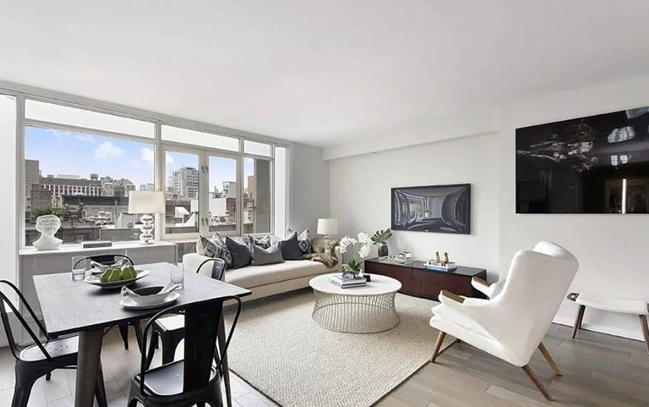 Introducing this stunning two bedroom, two bathroom condo apartment available for rent in the prestigious Gramercy neighborhood.