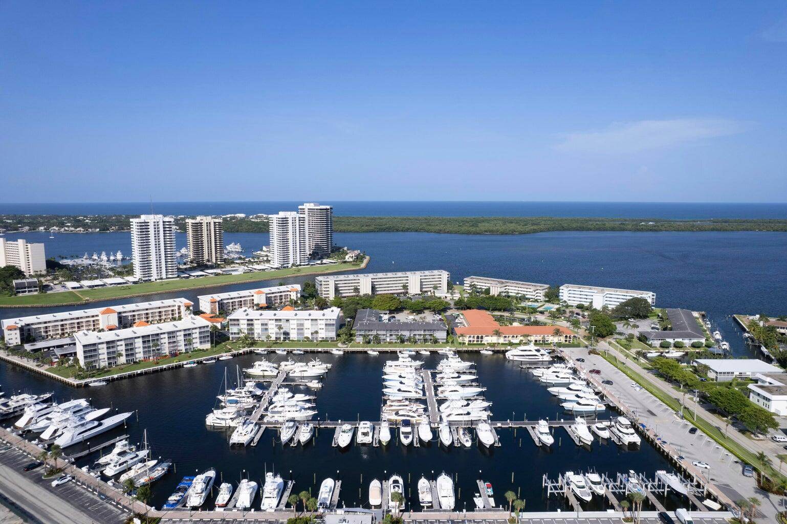 THIS SPACIOUS TWO BEDROOM, TWO BATH EXTENDED FLOOR PLAN WATERFRONT CONDO IS LOCATED ON THE NORTH PALM BEACH MARINA IN NORTH PALM BEACH.
