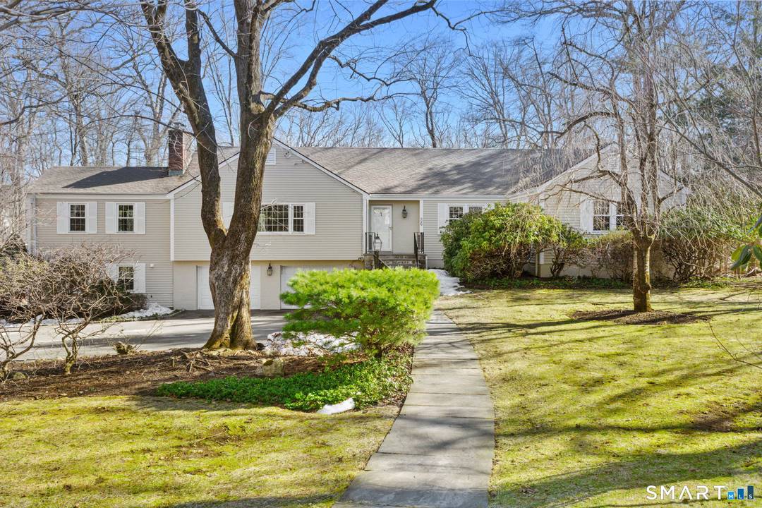 Classic Ranch on Expansive Park Like Acre in one of Darien's Most Sought after Neighborhoods.