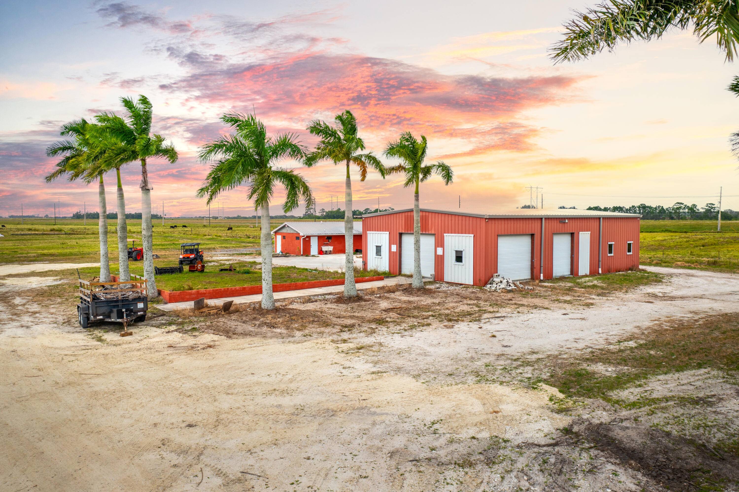 Great opportunity to LEASE 3 acres with 2 buildings in the heart of west Fort Pierce, just minutes away from I95 the turnpike.