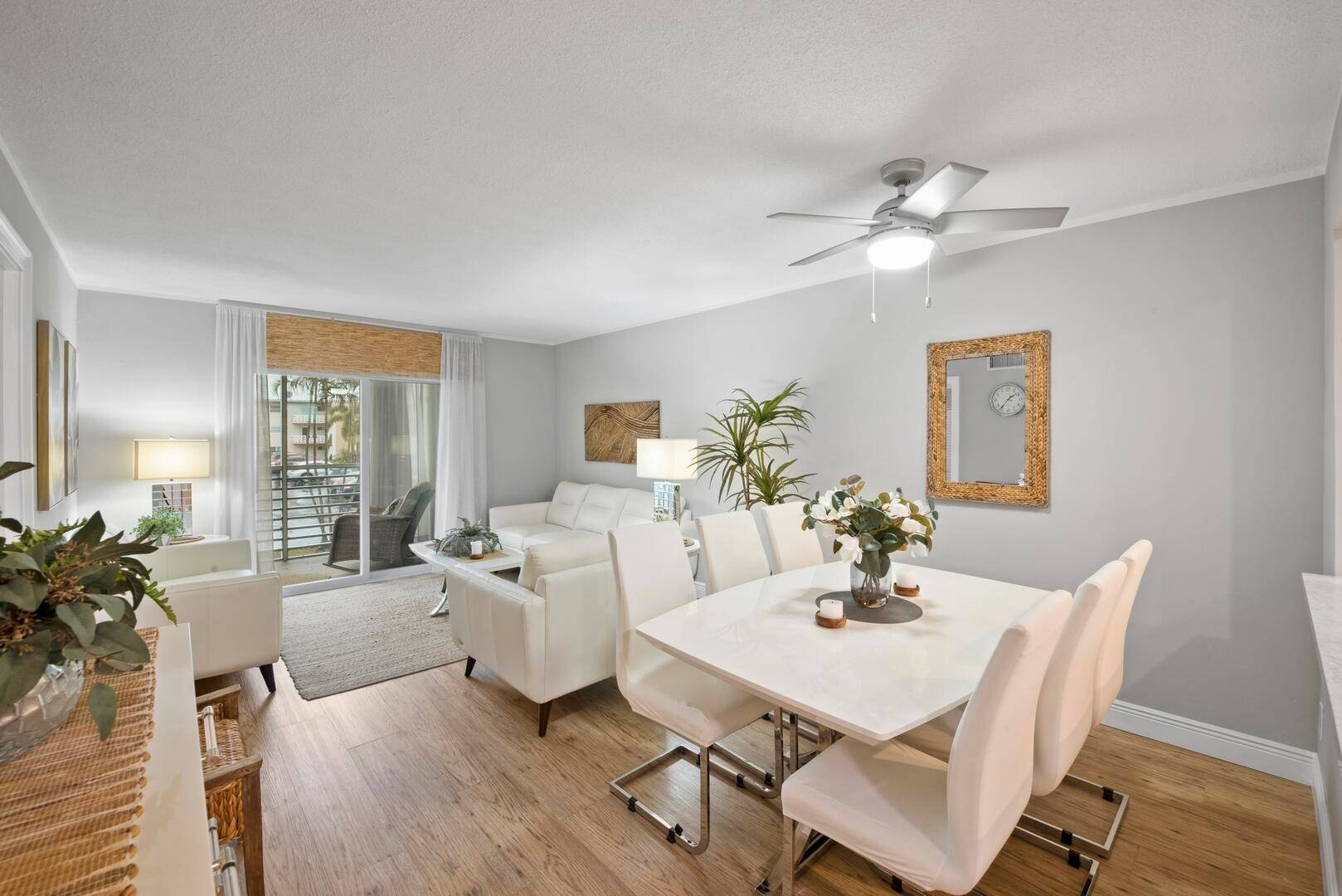 Discover modern comfort in this beautifully renovated, fully furnished 2 bedroom, 1 bath condo.