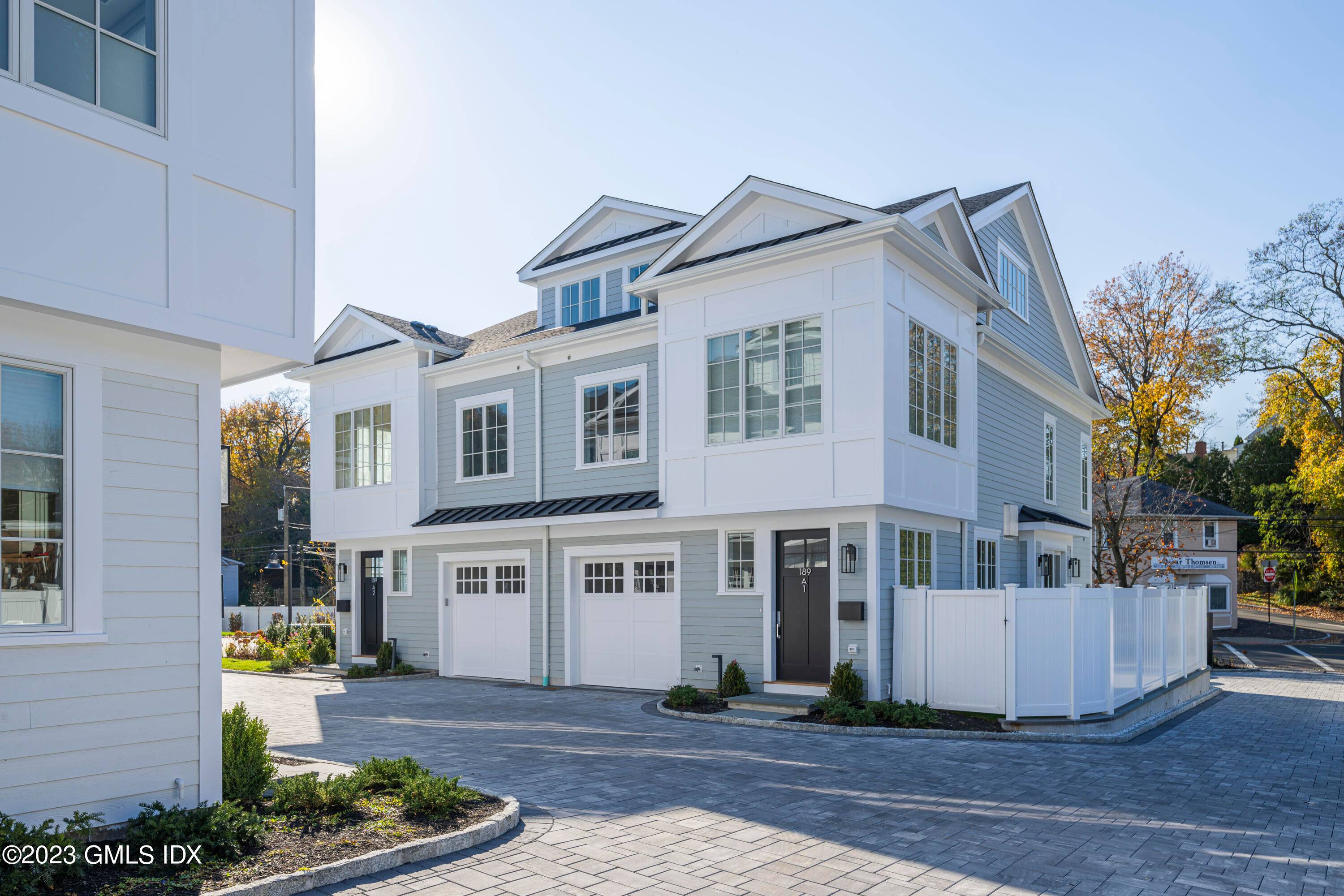 NEW CONSTRUCTION Luxury townhome in private gated community in the heart of downtown Greenwich.