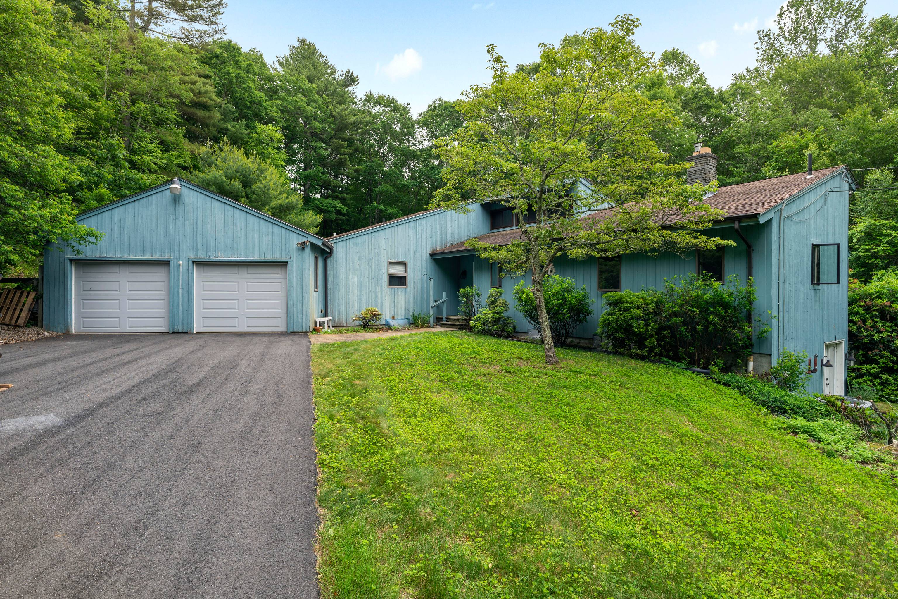Over 3 acres and privacy abounds !