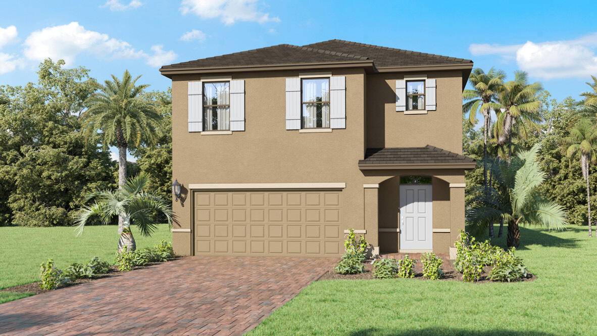 The Robie is a beautiful two story floorplan at Morningside in Fort Pierce, Florida.