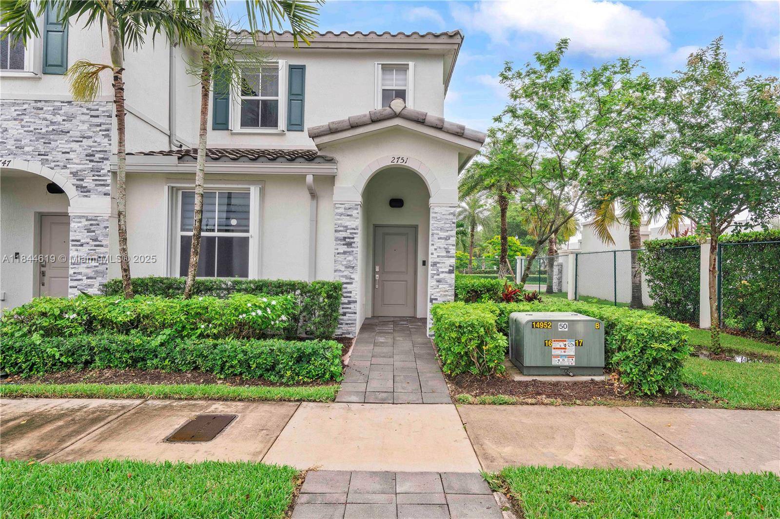 Don t miss this rare opportunity to own a Never Lived In Former Model Home on a premium corner lot in the sought after Riviera at Keys Gate !