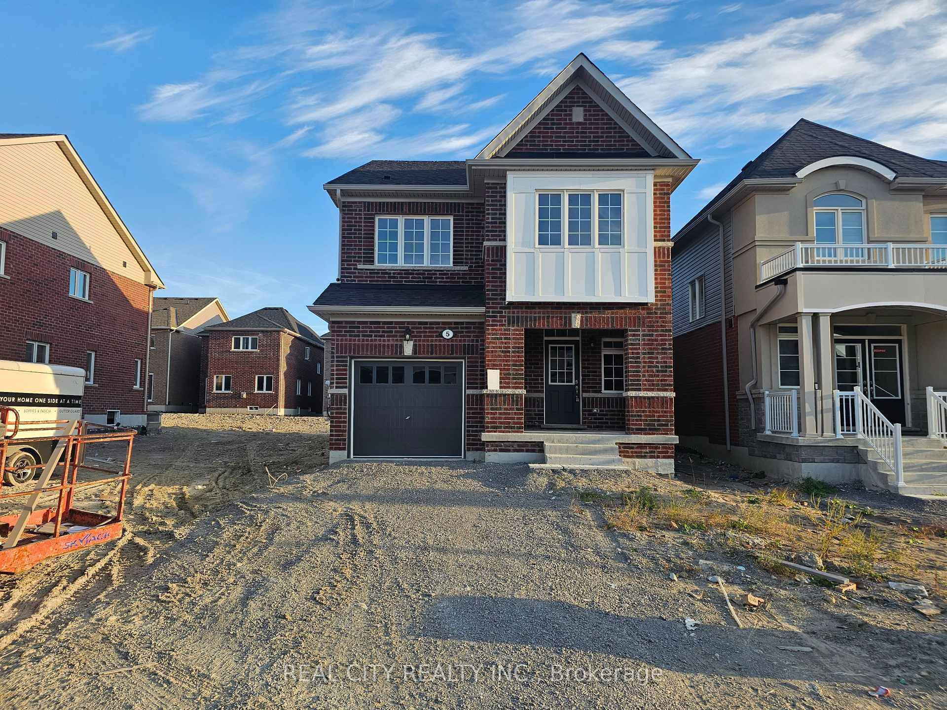This Beautiful Brand New hHome features 4 bedrooms, 2.