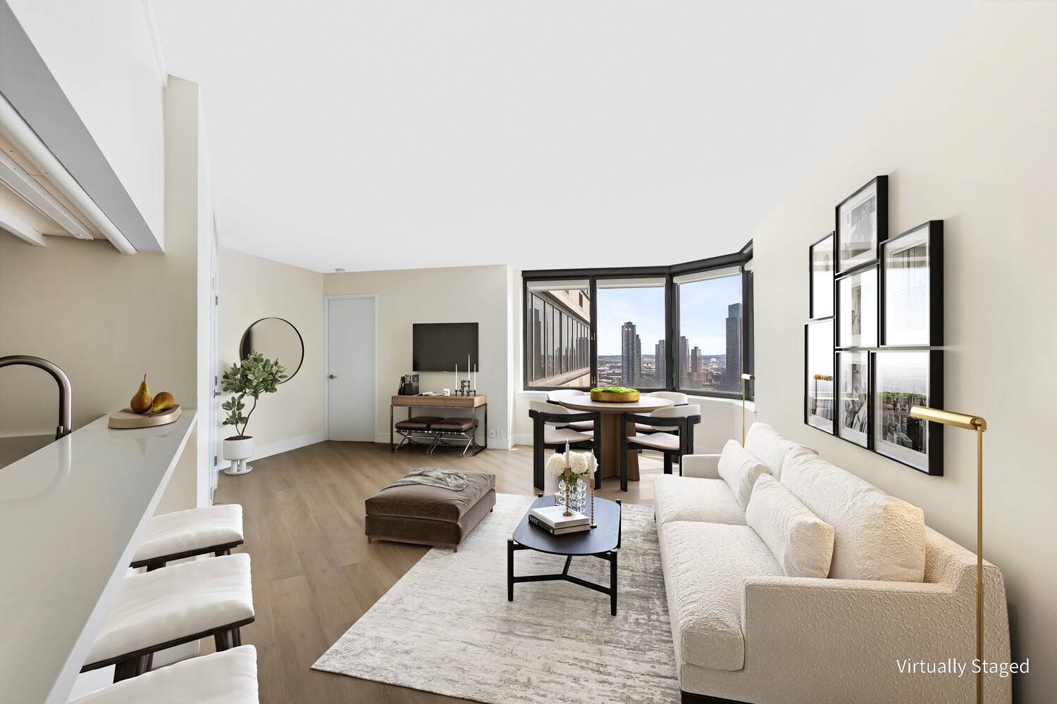 NEWLY RENOVATED KITCHEN with New Cabinets amp ; All New Stainless Steel Appliances Resort style luxury living high above the city South facing 1 Bed Den with 2 full baths, ...