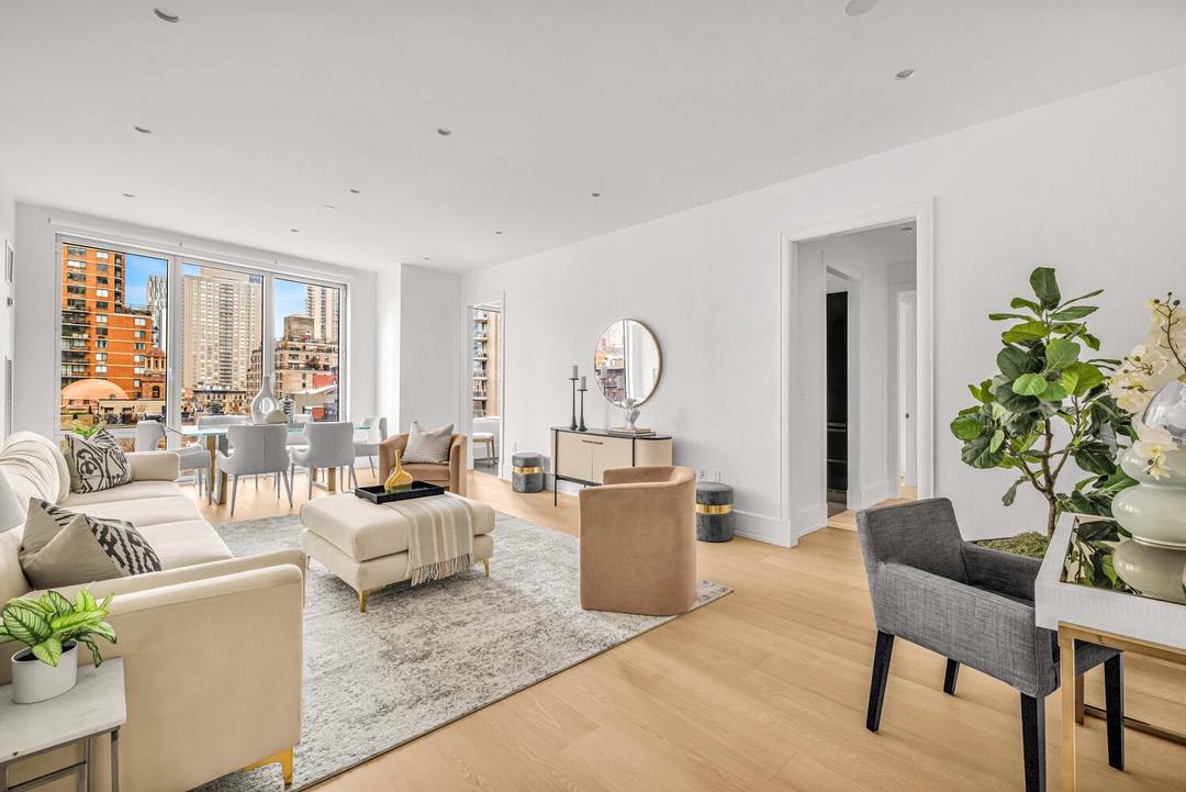 Welcome to Residence 6C at 255 East 74th Street a highly coveted corner unit and newly renovated 2 Bedroom, 2.