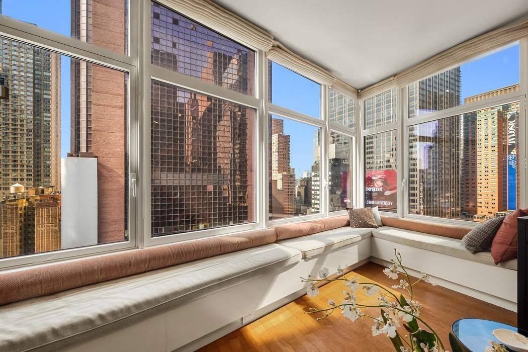 High Floor 2 Bedroom Home Office with Time Square Views.