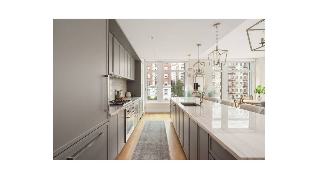 Offering north and west sun filled treetop views though oversized windows, this triple mint, coveted 1400SF two bedroom two bathroom corner home resides in The Rockwell, a gorgeous newly constructed ...