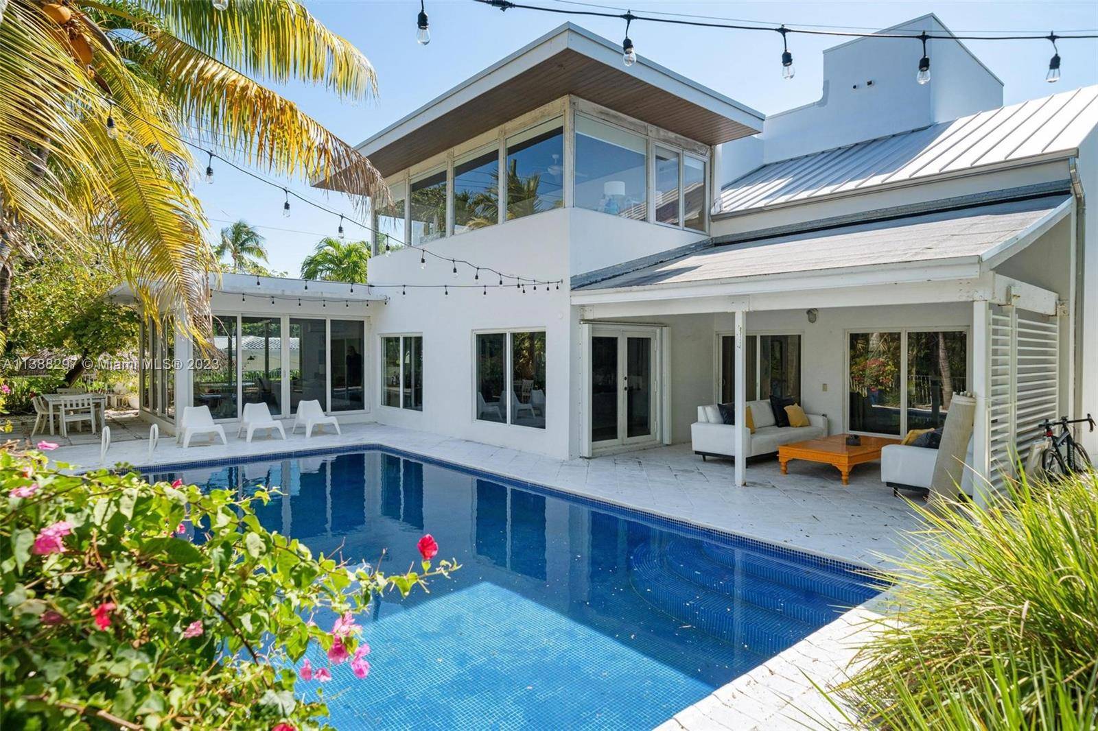 Enjoy this fabulous family home centrally located in prestigious Key Biscayne.