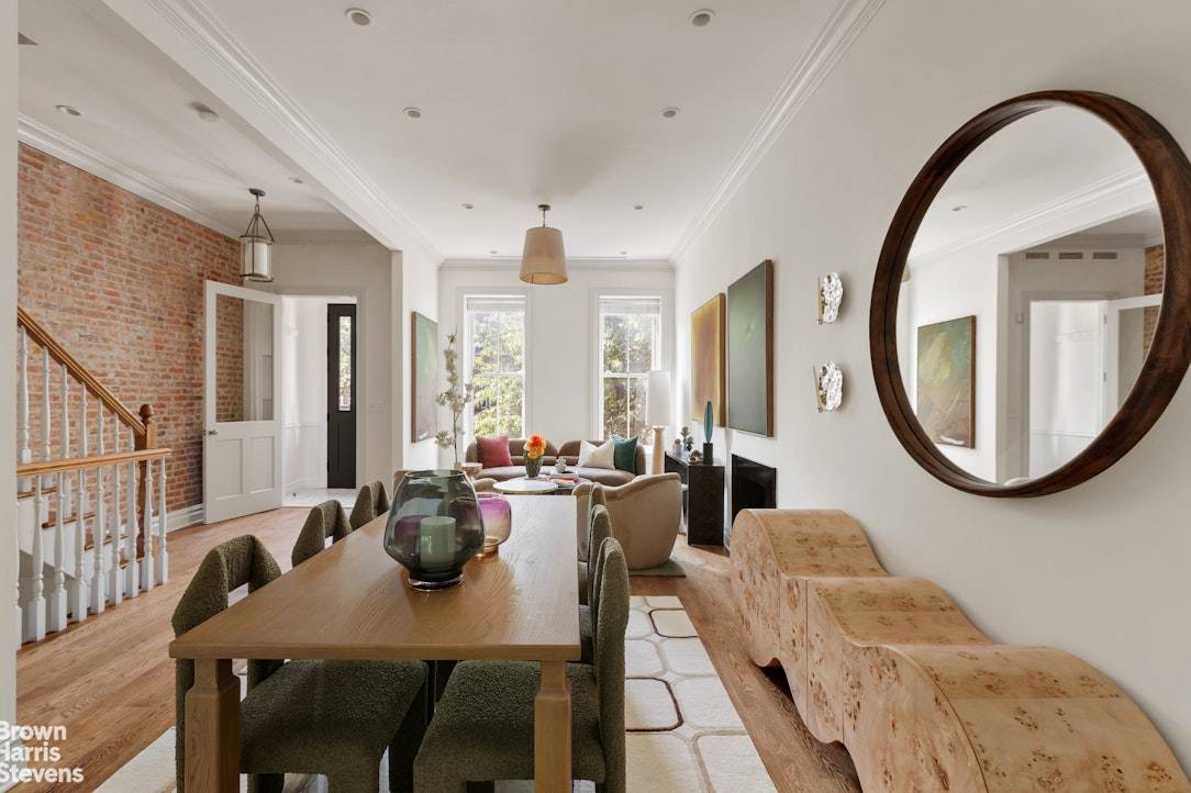 Seamlessly blending indoor comfort with outdoor tranquility, 165 Pulaski Street offers a sophisticated, thoughtfully renovated residence in the heart of Bedford Stuyvesant.