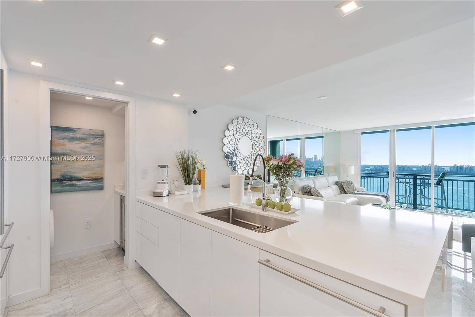 This beautifully remodeled, fully furnished 1 bedroom, 1 bathroom condo is situated directly on the Miami Beach Marina, just a short walk from the beach, South Pointe Park, and the ...