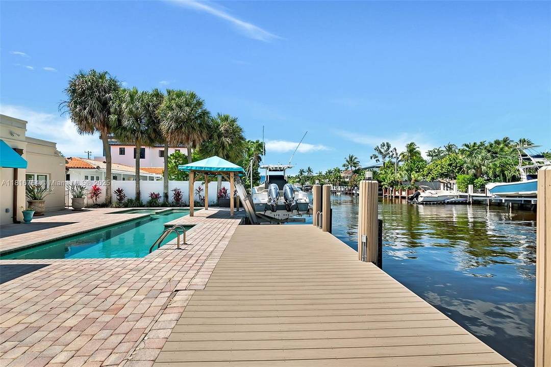 Prime Las Olas Isles waterfront opportunity with 75 feet of frontage offered under 3 million !