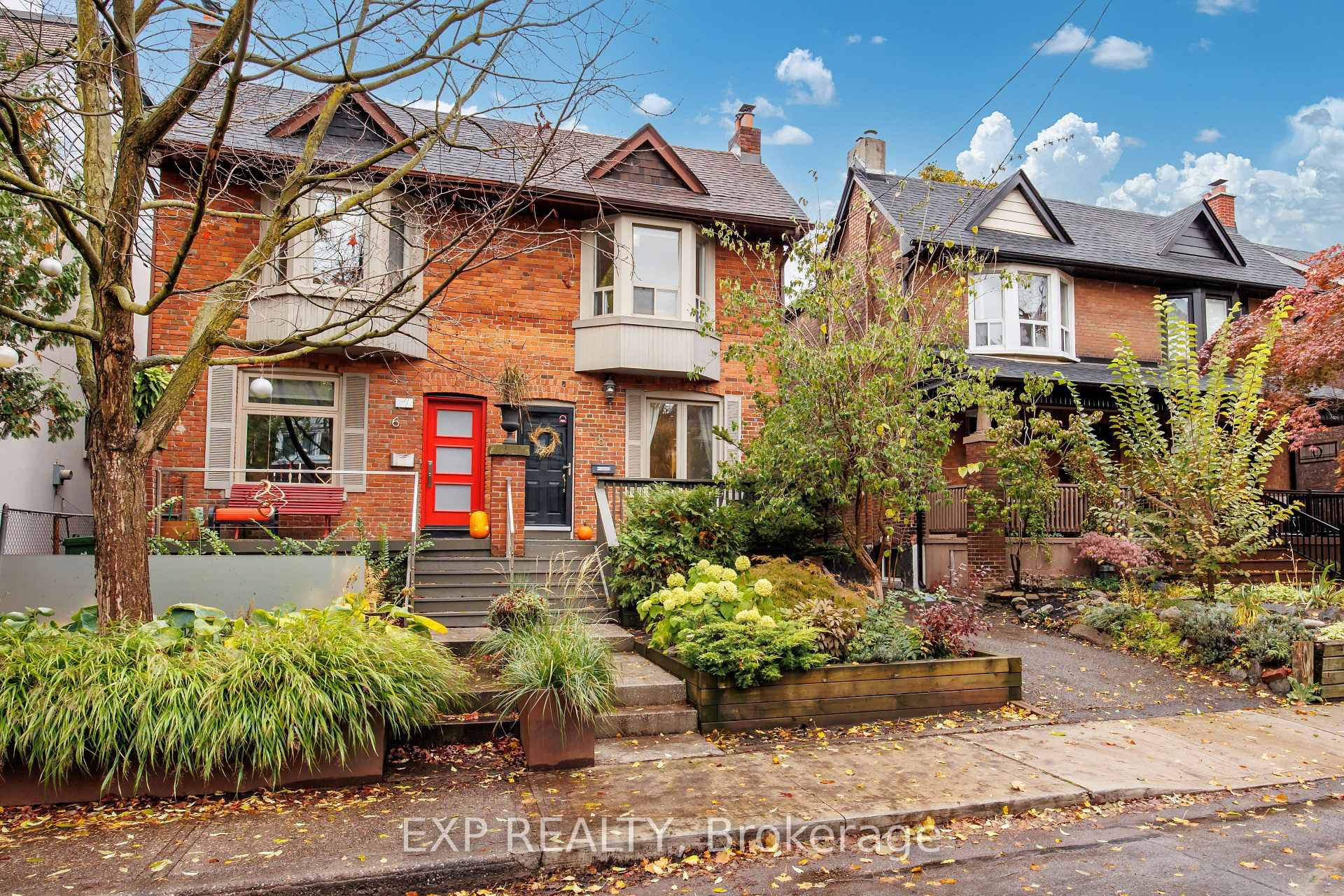 Welcome to this timeless red brick semi on one of Leslieville's most picturesque, tree lined one way streets.