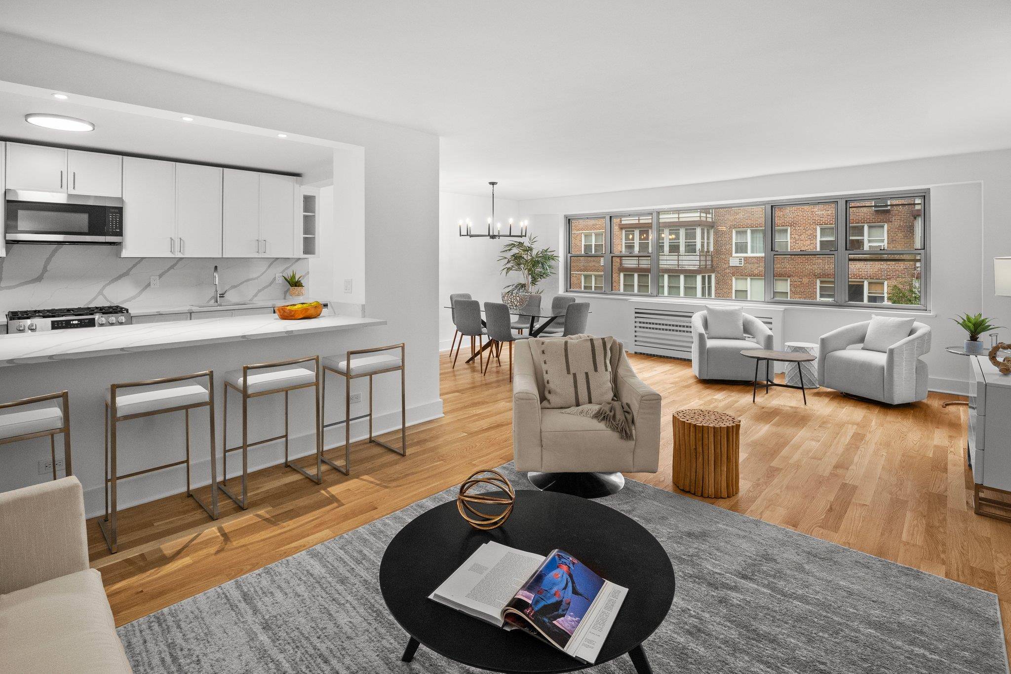 Fully renovated from top to bottom, this stylish 3 bedroom, 2 bath condo at Larchmont Terrace offers turnkey living in a prime walk to all location.