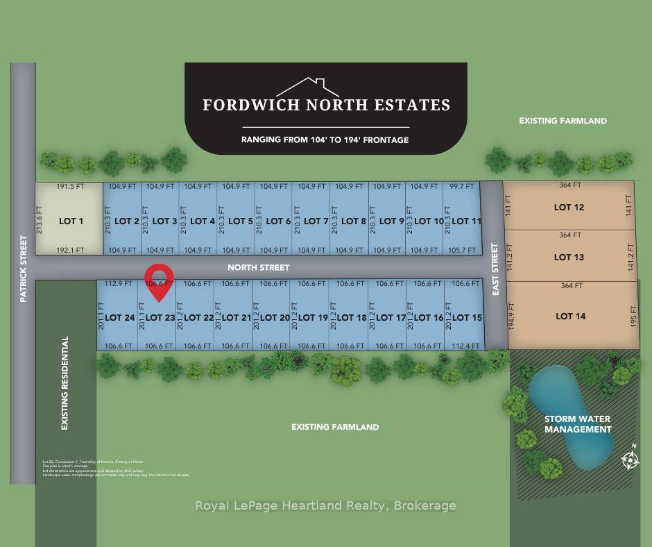 Build Your Dream Home In This Picturesque, Countryside Neighbourhood in the quaint community of Howick Township.