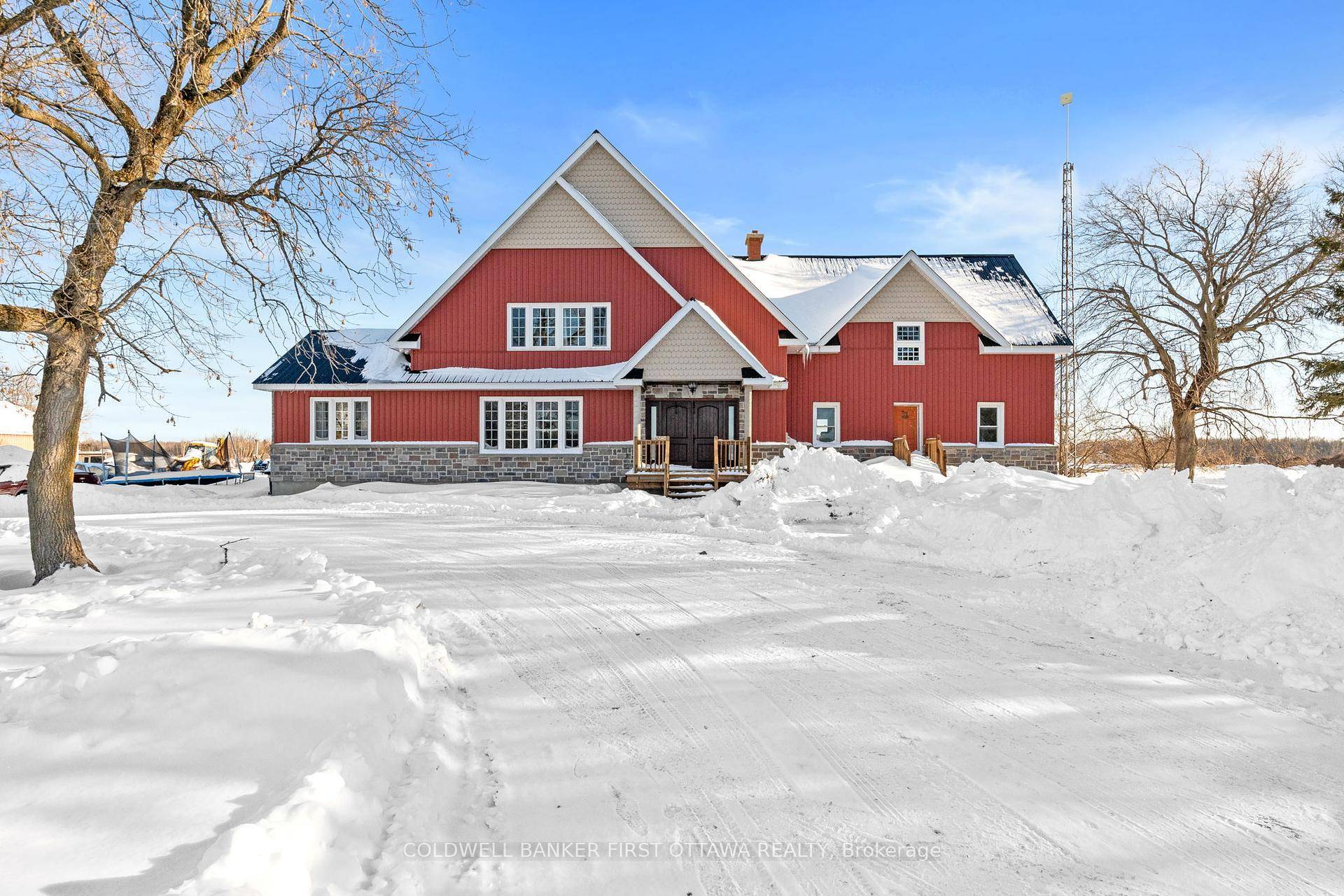 Tucked away between Chesterville and Finch and situated on 5 ACRES half of which is fully fenced !