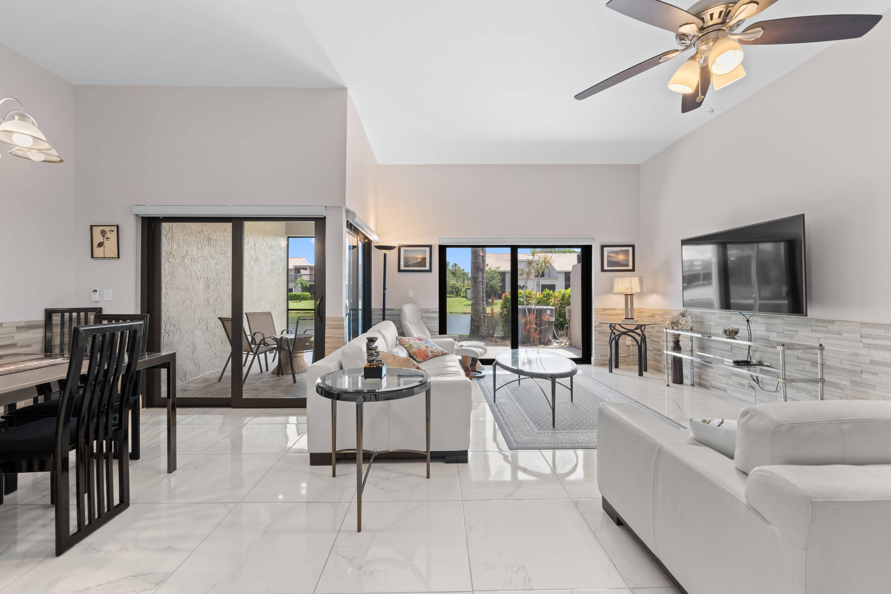 This lovely home overlooking the lake has been upgraded from front to back.