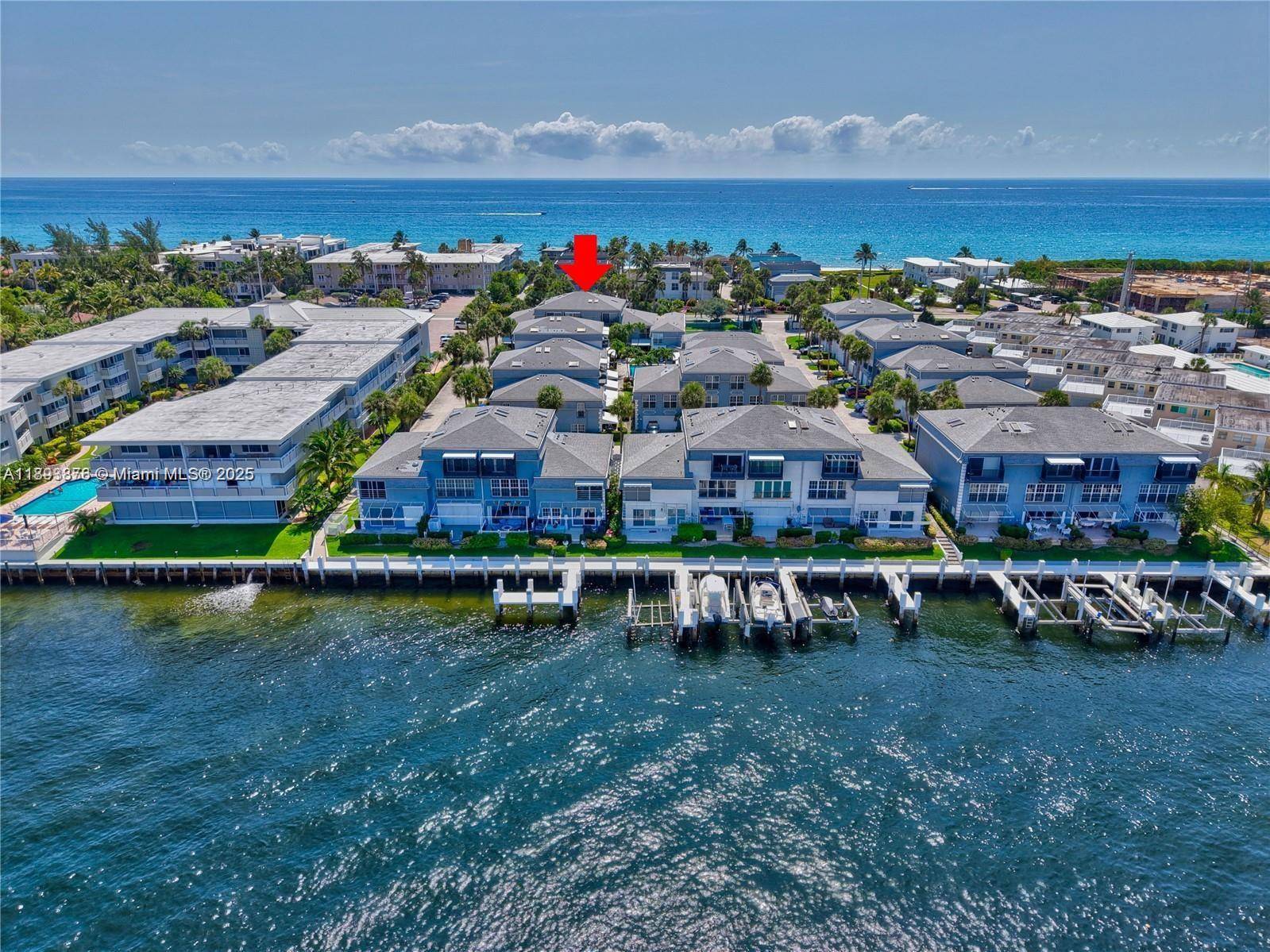 Beautiful tri level townhome on prestigious Hillsboro Mile !