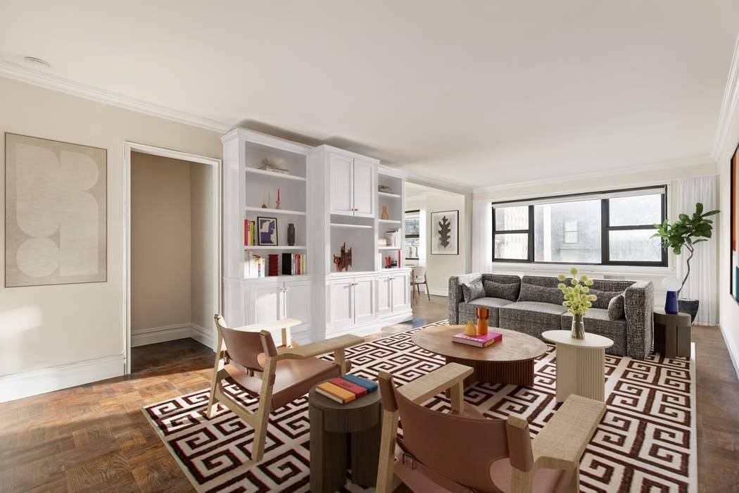 Incredible value ! Move right into this sprawling and sunny corner two bedroom, two bath home with open city views from every room and perfectly situated in the heart of ...