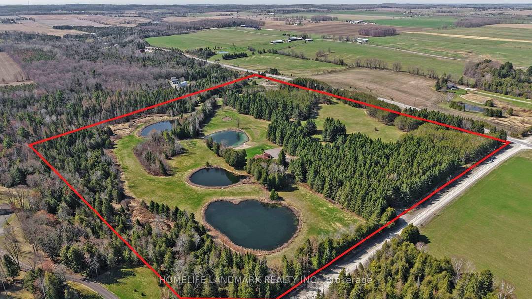 Welcome To A Truly Rare 32 Acre Estate In Rural Scugog Ontario, Featuring Four Spring Fed Ponds Flowing Into A Natural Stream, Rolling Landscapes, And Complete Privacy A One Of ...