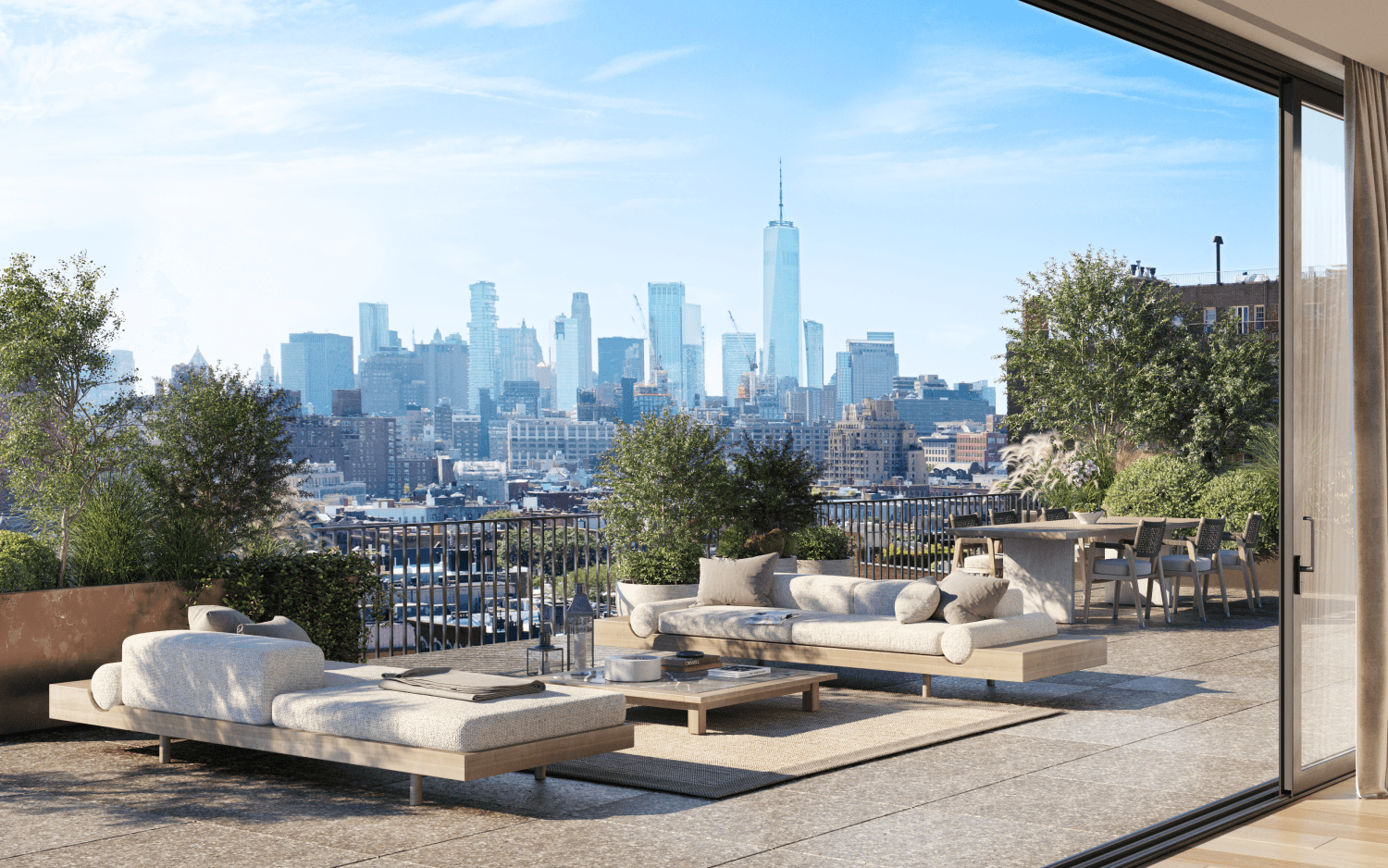 Closings Have Begun ! European Elegance at the Elisa with a private massive south facing terrace.