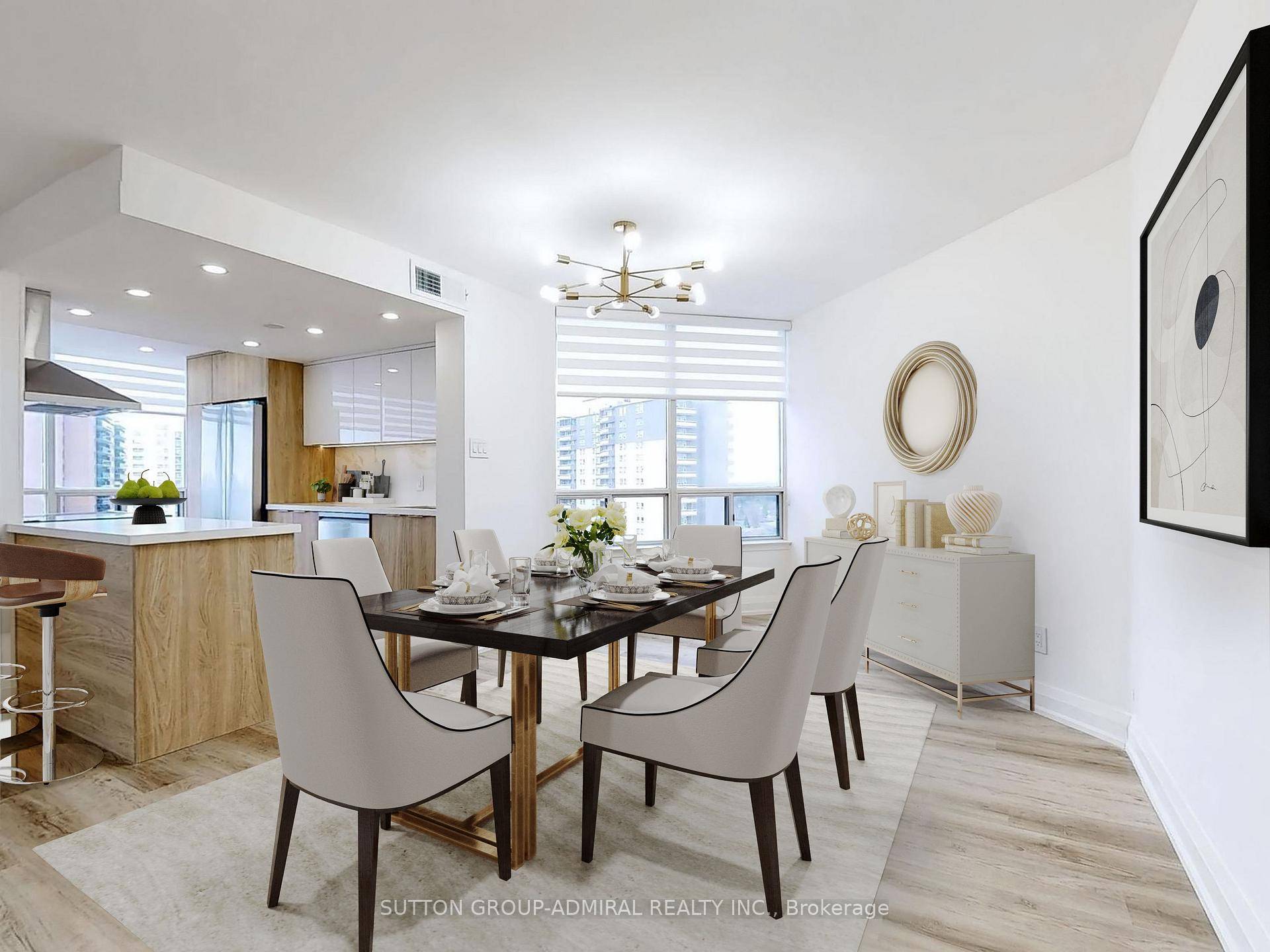 A MUST SEE BEAUTY ! Striking SW facing, luminous corner unit in the desirable Primerose I, Spectacular fully renovated, 2 1 Bdrm, 2 Baths with commodious primary rooms.