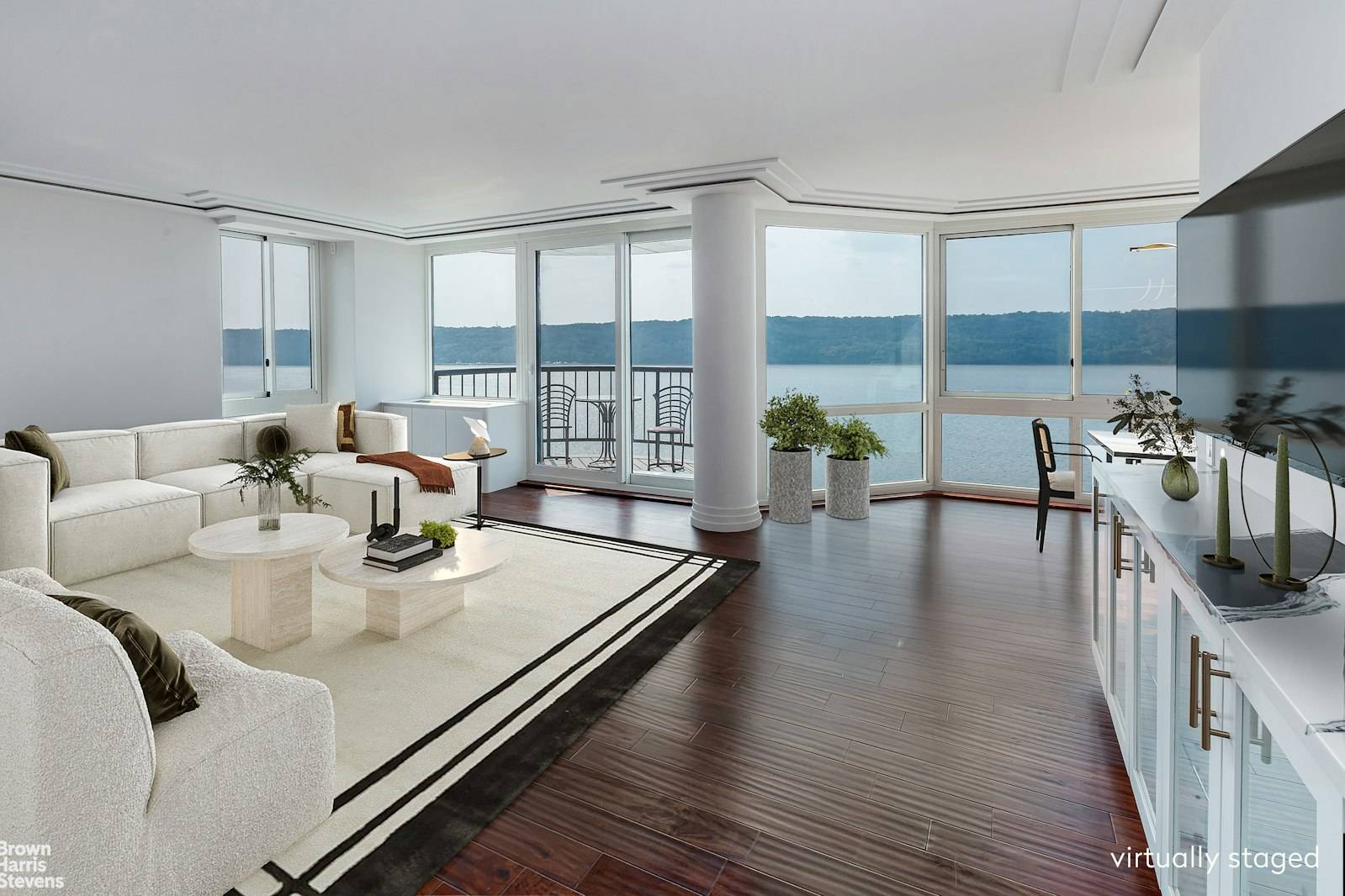 La Rive A Rare Gem Perched on the Banks of the Hudson River Welcome to La Rive, one of Riverdale's most coveted addresses where elegance meets comfort and every detail ...
