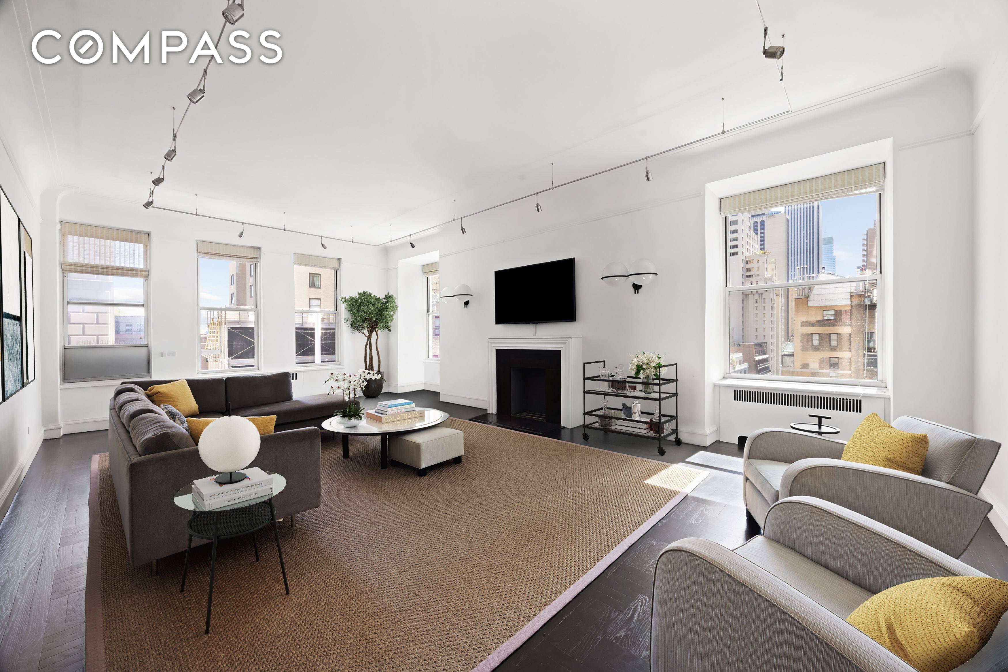 Step into a truly distinctive residence at the iconic Alwyn Court a home designed for those who appreciate space, light, and culture.