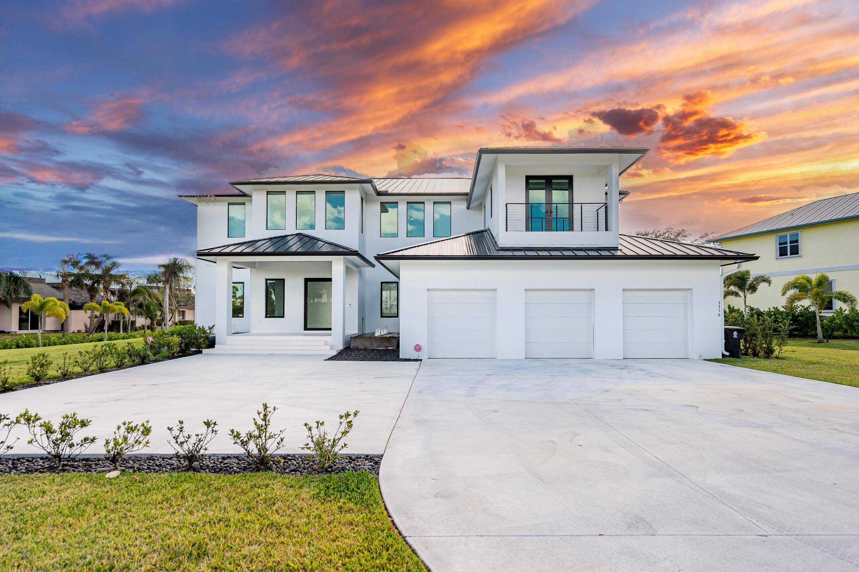 An Absolute Stunning Ocean Access Waterfront Estate sitting on a Sprawling 1.