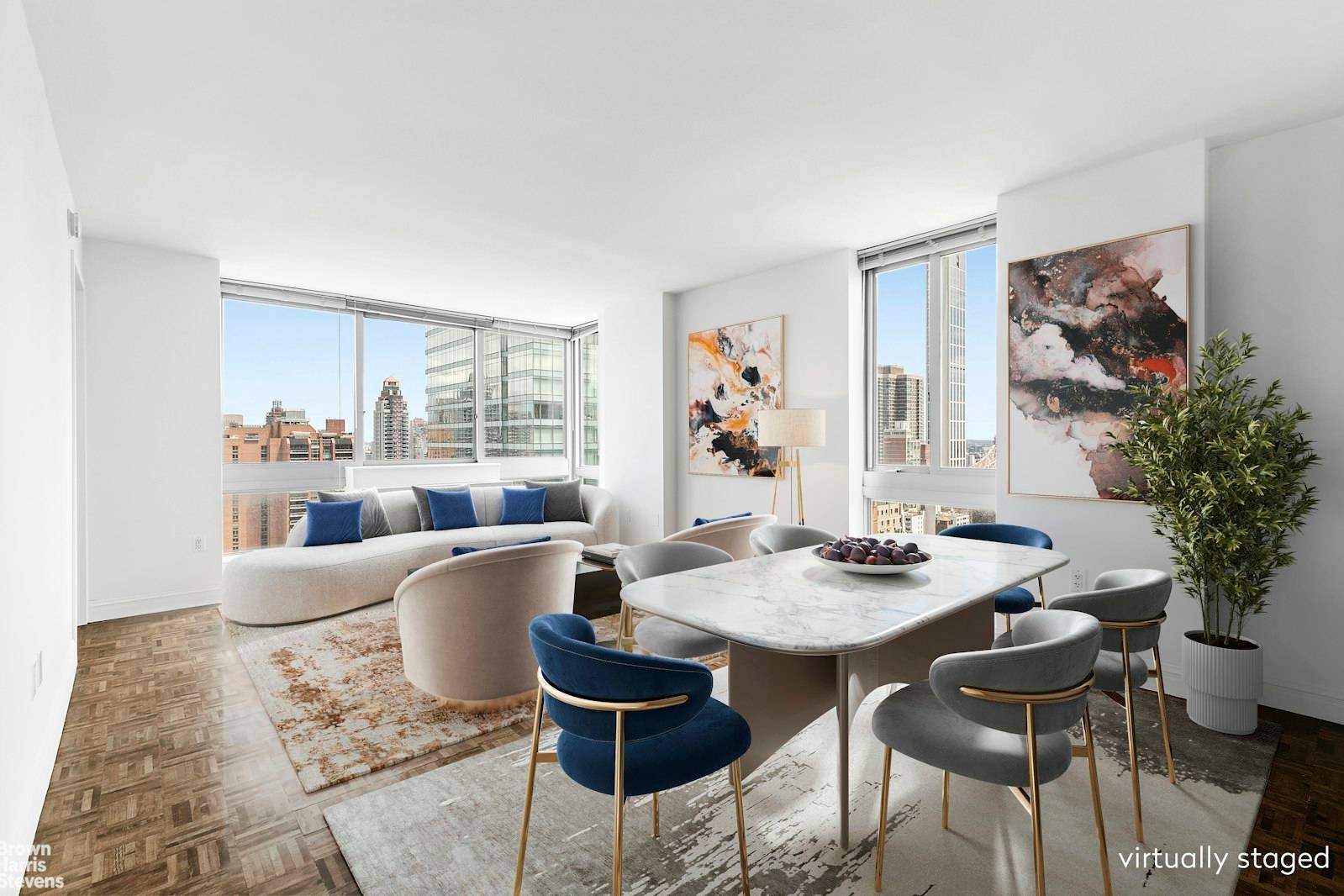 Available for immediate occupancy NO Board ApprovalPerched high on the 34th floor, this remarkable two bedroom, two bathroom home features sweeping Northern, Eastern and Southern views through its floor to ...