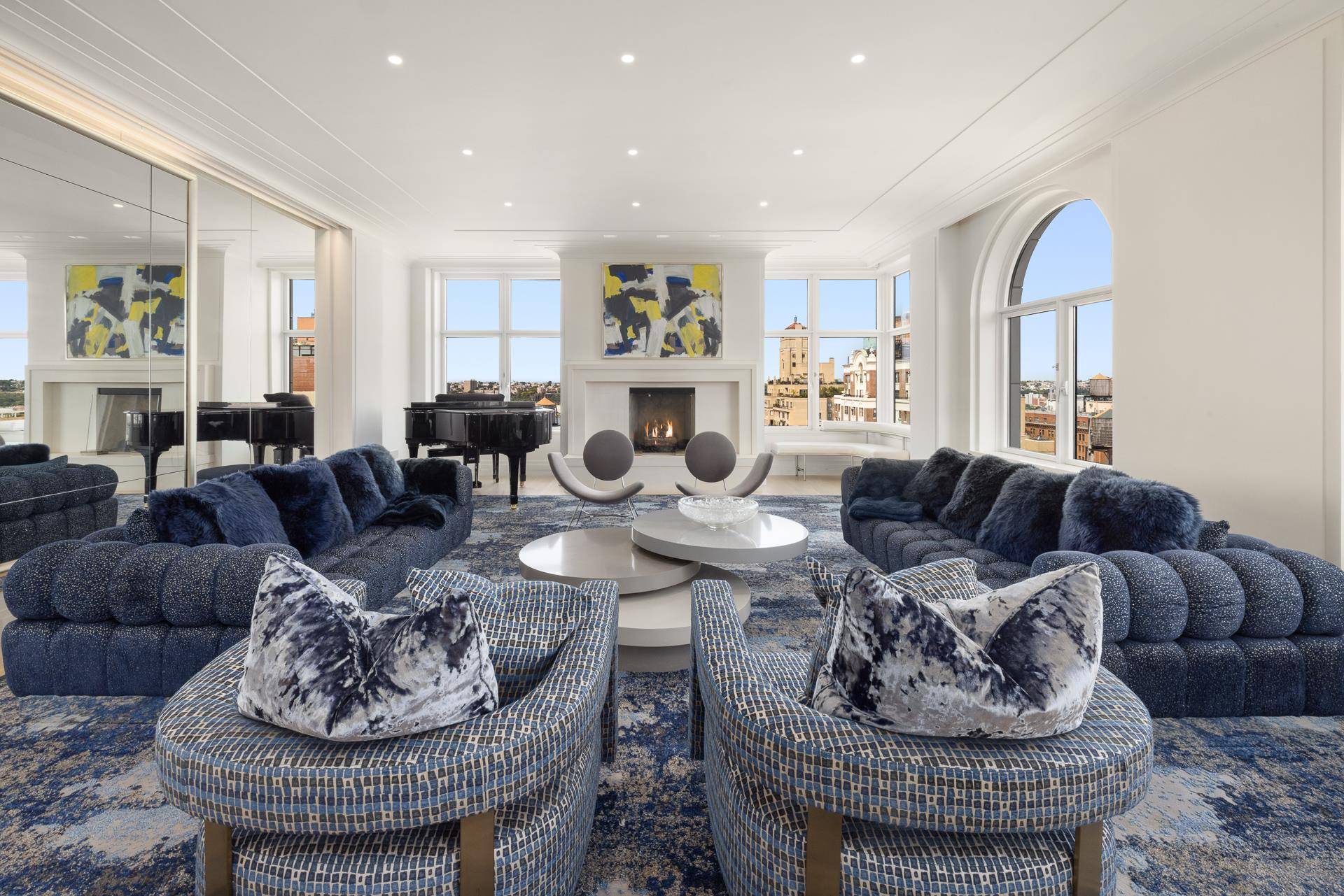 The penthouse at 535 West End Avenue is truly a one of a kind home !